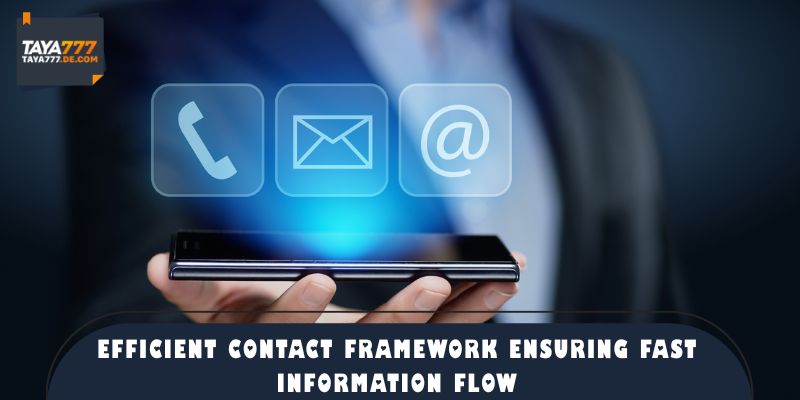 Efficient contact framework ensuring fast information flow