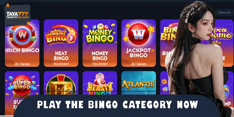 Play the Bingo category now