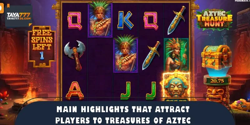 Main Highlights That Attract Players to Treasures of Aztec